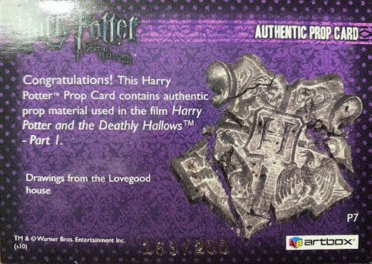 P7 - Drawings from the Lovegood House - Back