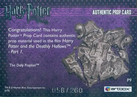 P9 - The Daily Prophet - Back