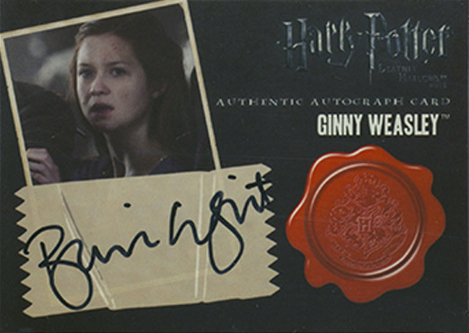 Bonnie Wright as Ginney Weasley - Front