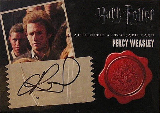 Chris Rankin as Percy Weasley - Front