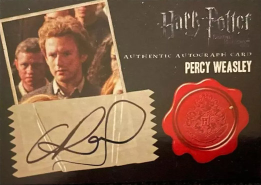 Chris Rankin as Percy Weasley - Front