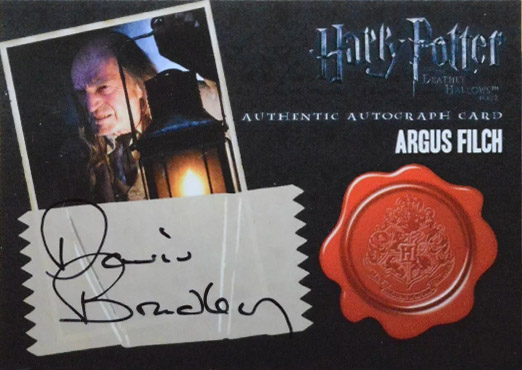 David Bradley as Argus Filch