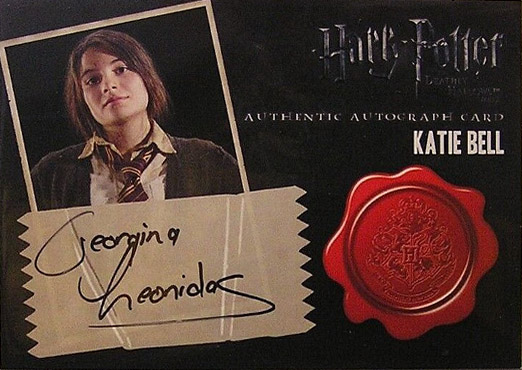 Georgina Leonidas as Katie Bell - Front