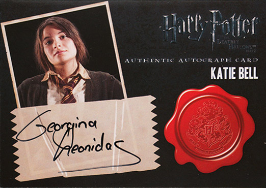 Georgina Leonidas as Katie Bell - Front