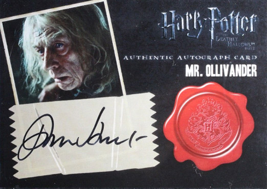 John Hurt as Olivander - Front