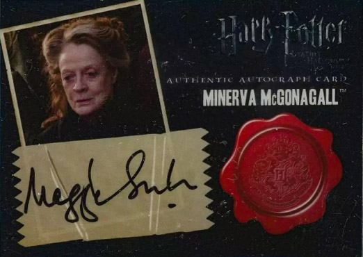 Maggie Smith as Minerva McGonagall - Front