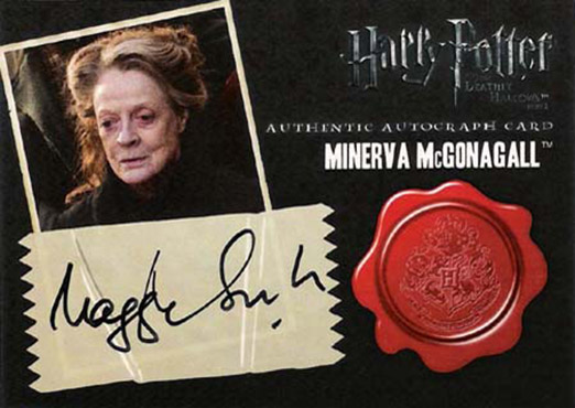 Maggie Smith as Minerva McGonagall - Front