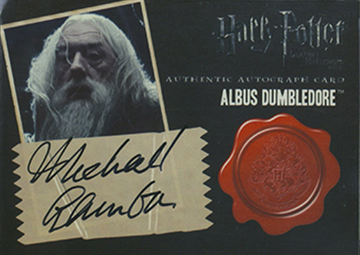 Michael Gambon as Albus Dumbledore - Front