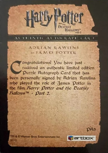 PA8 - Adrian Rawlins - Back