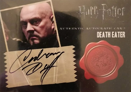 Graham Duff as Death Eater - Front
