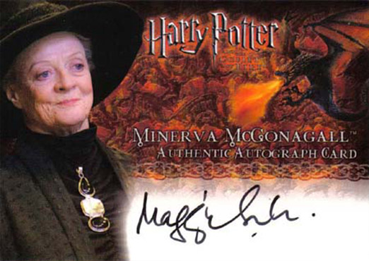 Maggie Smith as Minerva McGonagall - Front