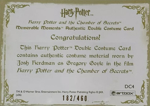 DC4 - Gregory Goyle's School Uniform - Back