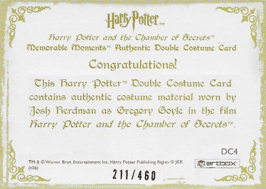 DC4 - Gregory Goyle's School Uniform - Back