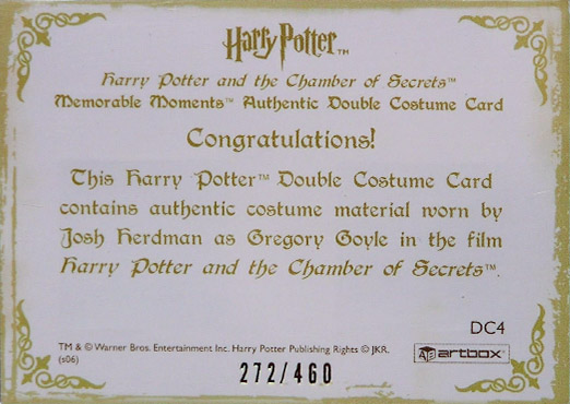 DC4 - Gregory Goyle's School Uniform - Back