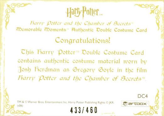 DC4 - Gregory Goyle's School Uniform - Back