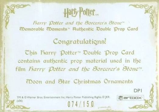 DP1 - Moon and Star Christmas Ornaments - Back