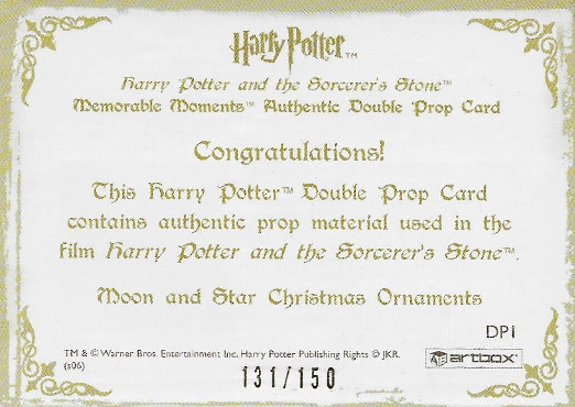 DP1 - Moon and Star Christmas Ornaments - Back