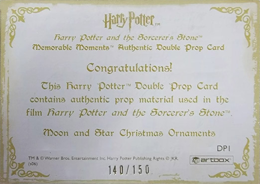 DP1 - Moon and Star Christmas Ornaments - Back