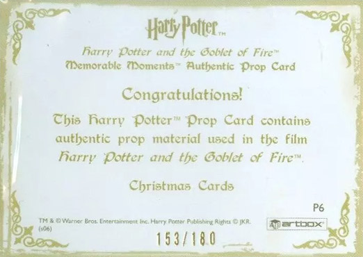 P6 - Christmas Cards - Back