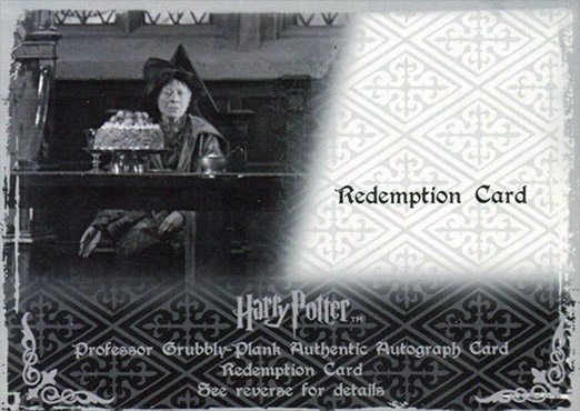 Redemption Card Front