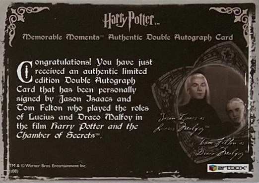 Jason Issac Tom Felton - Back