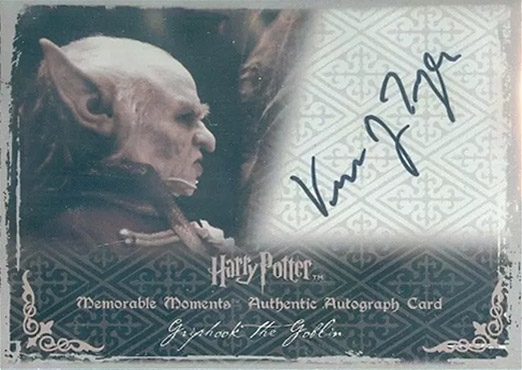 Verne Troyer as Griphook - Front