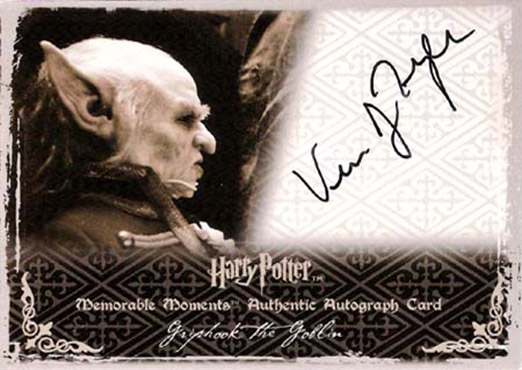 Verne Troyer as Griphook - Front