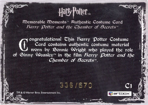 C1 - Ginny Weasley's Bathrobe - Back