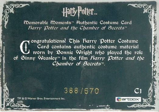 C1 - Ginny Weasley's Bathrobe - Back