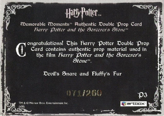 P3 - Devil's Snare and Fluffy's Fur - Back