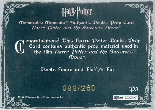 P3 - Devil's Snare and Fluffy's Fur - Back