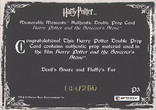 P3 - Devil's Snare and Fluffy's Fur - Back