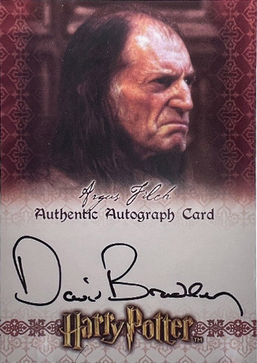 David Bradley as Argud Filch - Front