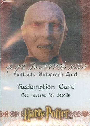 Redemption Card Front