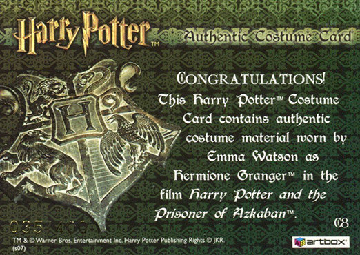 C8 - Hermione Granger's Trousers - Back