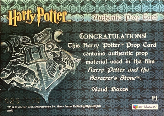 P1 - Wand Box - Back