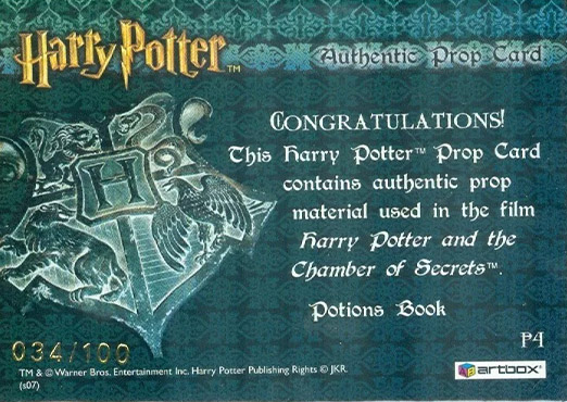 P4 - Potions Book - Back