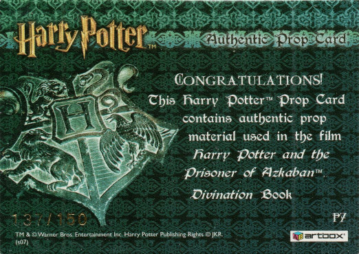 P7 - Divination Book - Back