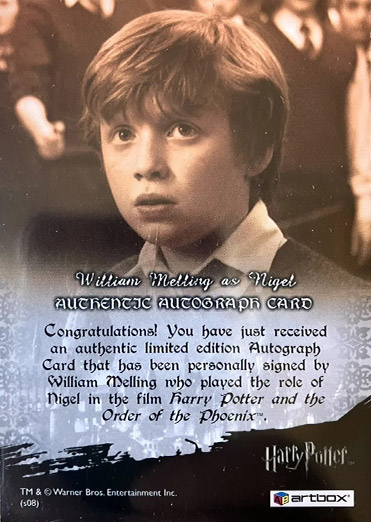 William Melling as Nigel - Back