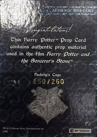 P2 - Hedwig's Cage - Back