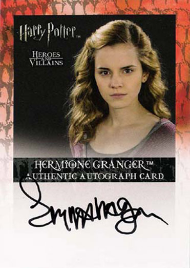 Emma Watson as Hermione Granger - Front