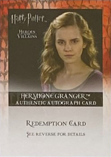 Redemption Card Front