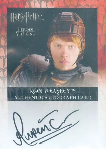 Rupert Grint as Ron Weasley - Front