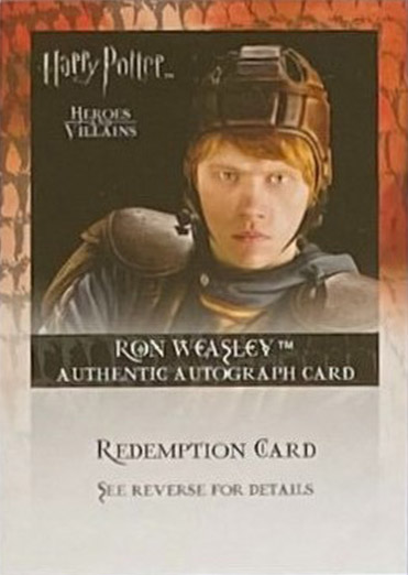 Redemption Card Front