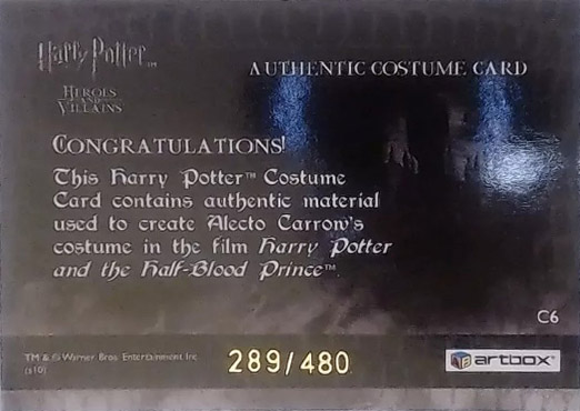 C6 - Alecto Carrow's Robes - Back