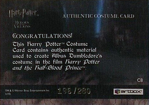 C8 - Albus Dumbledore's Robes - Back