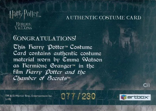 Ci1 - Hermione Granger's Skirt - Back