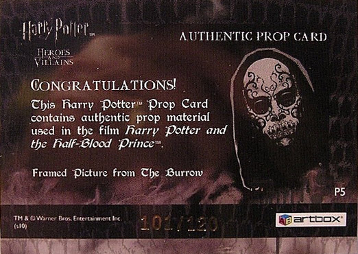 P5 - Framed Picture from The Burrow - Back