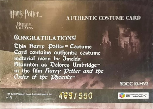 SDCC10-HV2 - Delores Umbridge - Back
